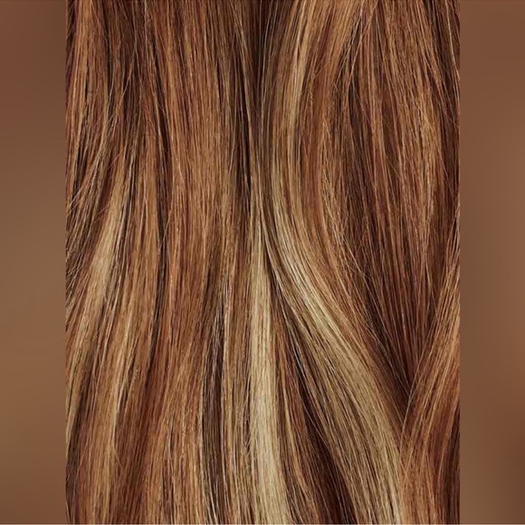 12 inch seamless natural red balayage hair extensions from Luxy - Picture 2 of 8